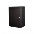 Шкаф 19" телекоммуникационный настенный,  18U 901x600х450 мм, дверь металл, черный